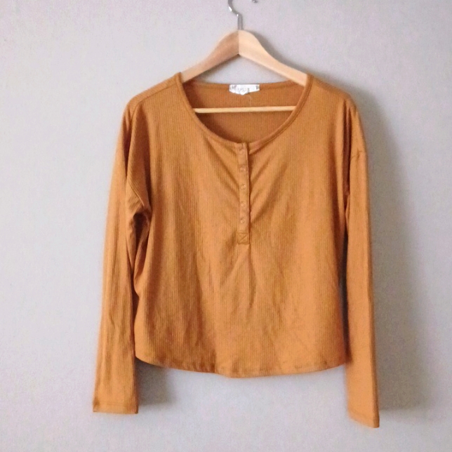 Light Rustic Orange Top